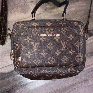 Louis Vuitton Brown Monogram Crossbody Bag